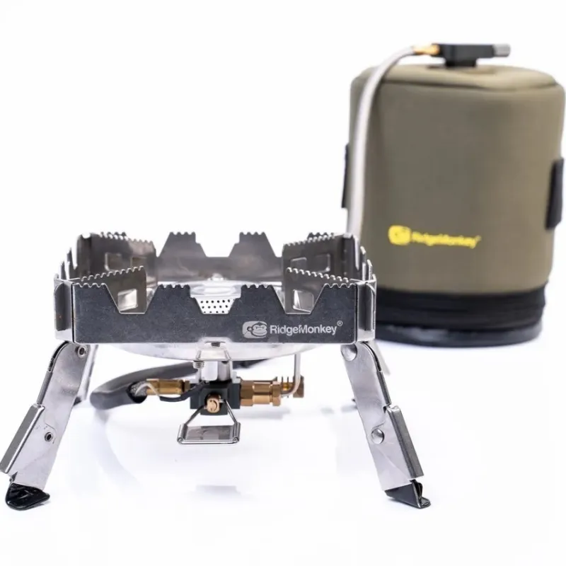 Carp Ridge Monkey Cooking Equipment * RidgeMonkey Quad Fishing Stove Pro