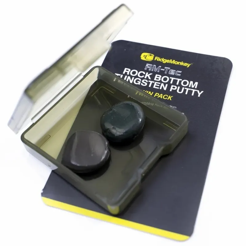 Carp Ridge Monkey Terminal Tackle * RidgeMonkey RM-Tec Rock Bottom Tungsten Putty - Twin Pack