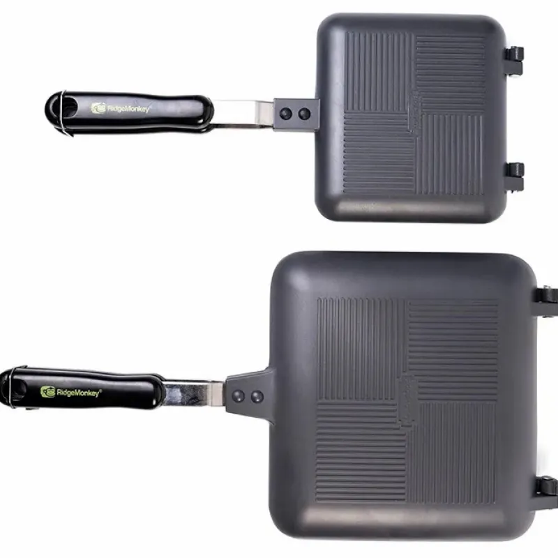 Carp Ridge Monkey Cooking Equipment * RidgeMonkey The Classic Deep Fill Sandwich Fishing Toaster inc Utensils