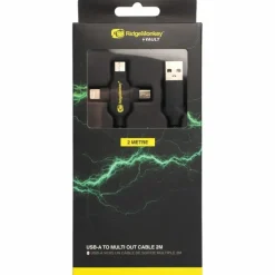Pike / Predator Ridge Monkey Miscellaneous * RidgeMonkey Vault USB-A to Multi Out Cable 2m