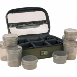 Carp Fox Bait Making Equipment * R-Series Hookbaits Bag - 8 Pots