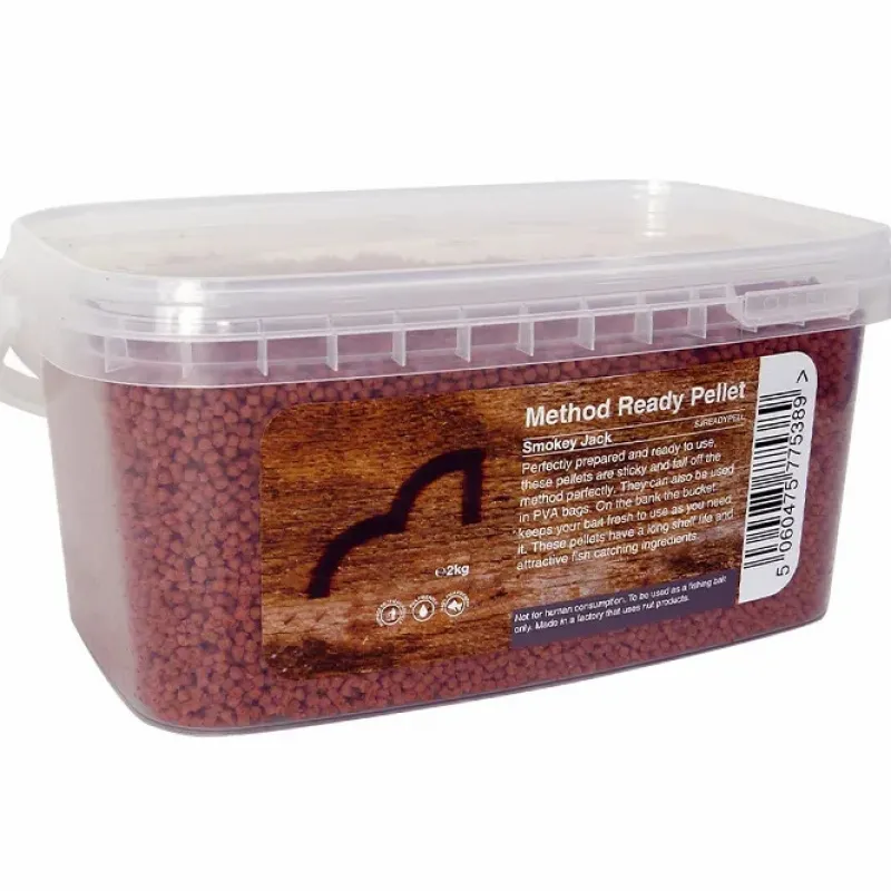 Coarse & Match Spotted Fin Bait & Additives * Smokey Jack Ready Method Pellets 2mm 2kg