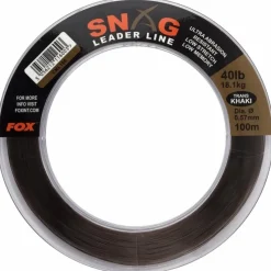 Carp Fox Line * Snag Leader Line Trans Khaki