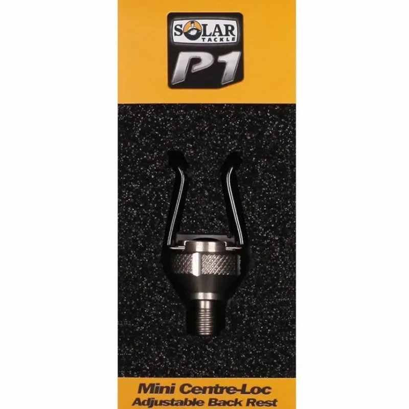 Pike / Predator Solar Tackle Rod Support * Solar P1 Mini Centre-Loc Adjustable Back Rest