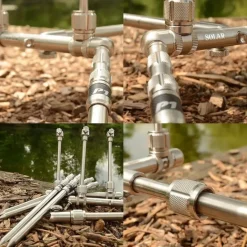 Pike / Predator Solar Tackle Rod Pods * Solar P1 Stainless Worldwide Pod
