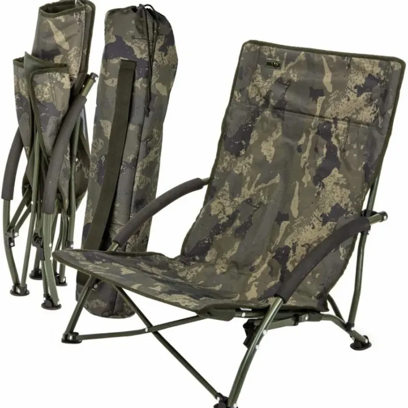 Carp Solar Tackle Chairs * Solar Undercover Camo Foldable Easy Fishing Chair Low