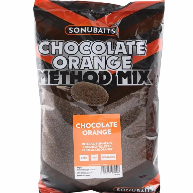 Coarse & Match Sonu Baits Bait & Additives * Sonubaits Chocolate Orange Method Mix 2kg