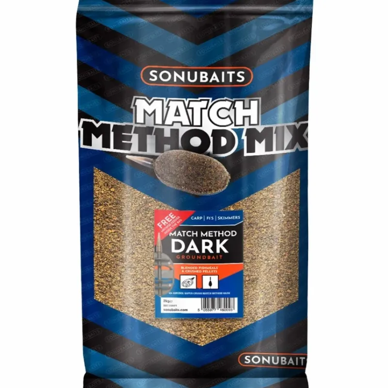Coarse & Match Sonu Baits Bait & Additives * SonuBaits Match Method Mix Dark