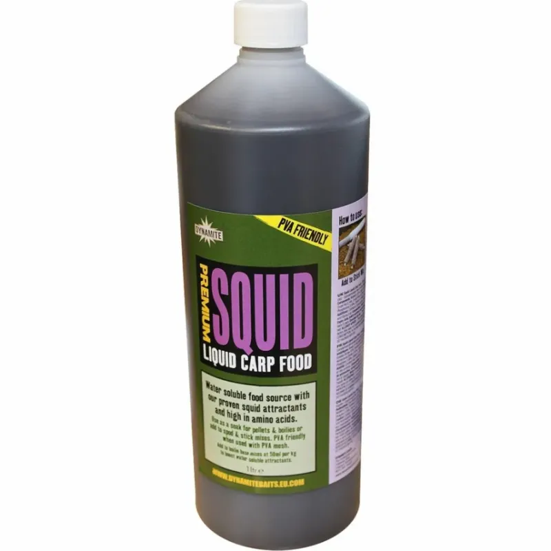 Coarse & Match Dynamite Baits Bait & Additives * Squid Liquid 1L