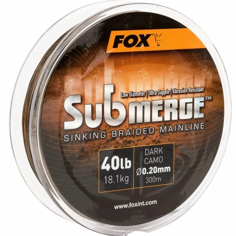 Carp Fox Line * Submerge Sinking Braided Mainline 300m