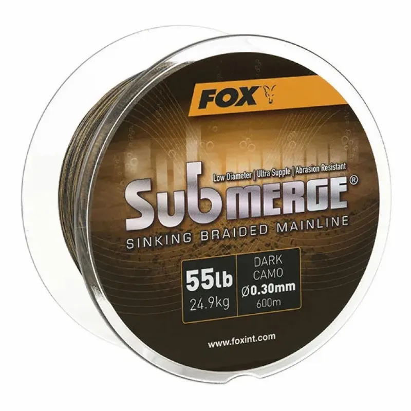 Carp Fox Line * Submerge Sinking Braided Mainline 600m