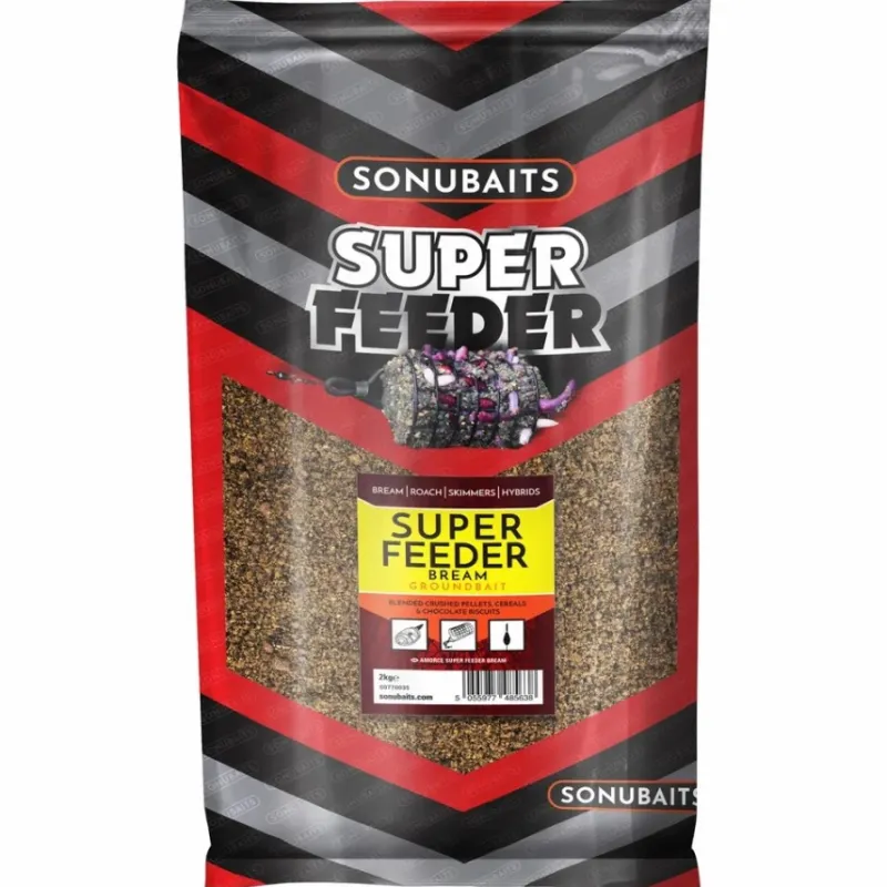 Coarse & Match Sonubaits Bait & Additives * Super Feeder Bream Groundbait 2kg