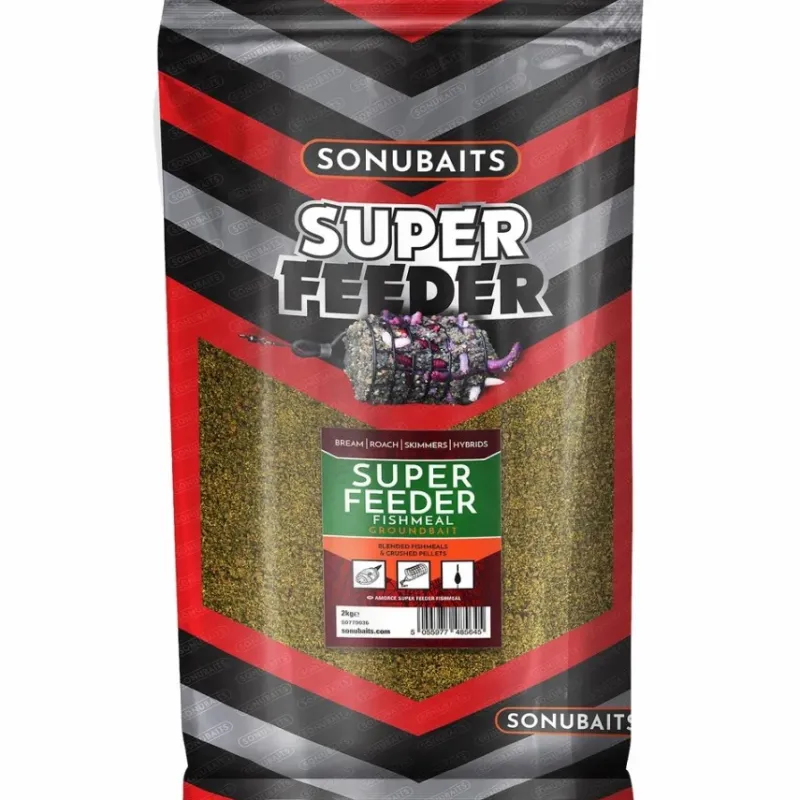 Specialist Sonubaits Bait & Additives * Super Feeder Fishmeal Groundbait 2kg