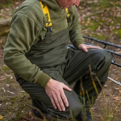 Carp Vass Clothing * Team 175 Unlined Fishing Bib & Brace Khaki Edition 4
