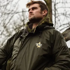 Fly Vass Clothing * Team 175 Zipped Winter Fishing Jacket Khaki