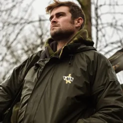 Pike / Predator Vass Clothing * Team 175 Zipped Winter Fishing Jacket Khaki