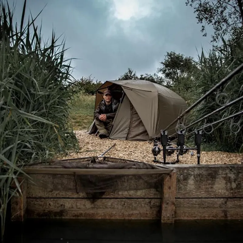 Carp Trakker Bivvies & Shelters * Tempest Fishing Brolly 100 Skull Cap Wrap