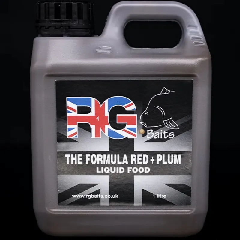 Carp RG Baits Bait & Additives * The Formula Red + N-I Plum Liquid Food 1L