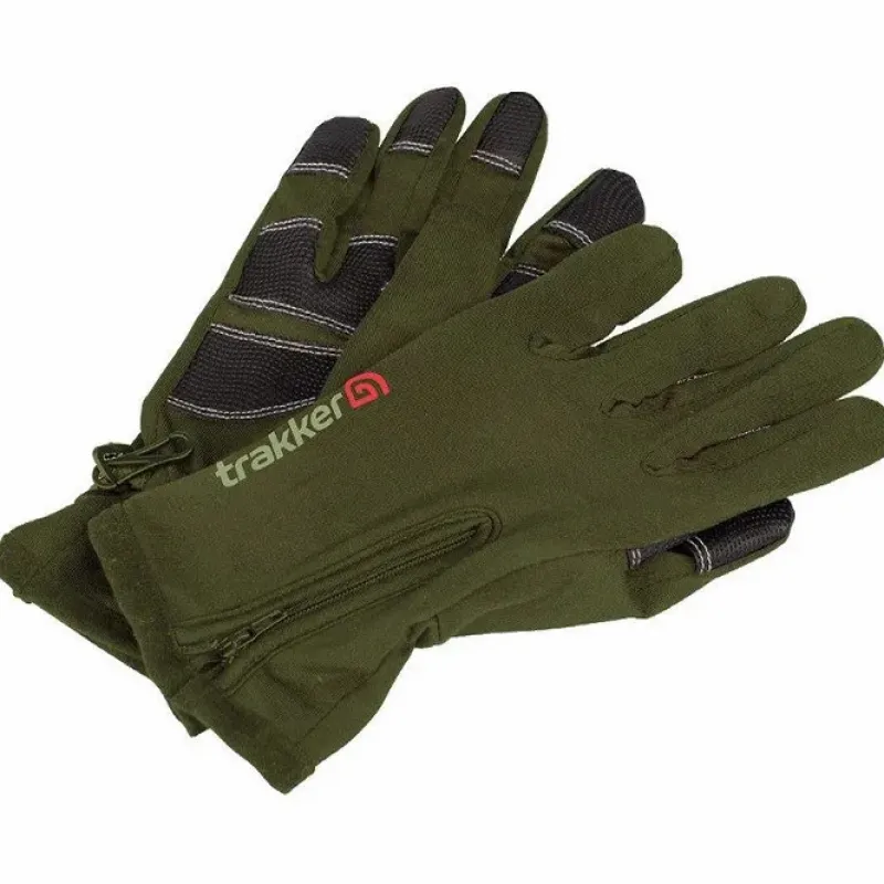 Carp Trakker Clothing * Thermal Stretch Fishing Gloves