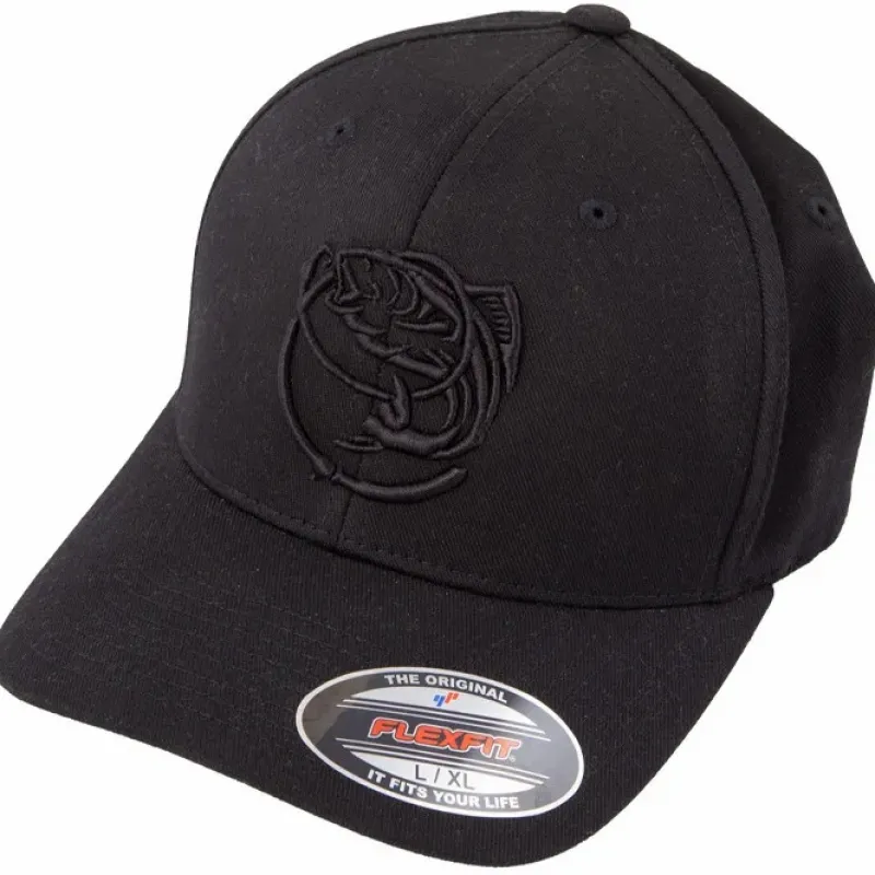 Fly Tackling Minds Clothing * Ultra Black Fishing Cap