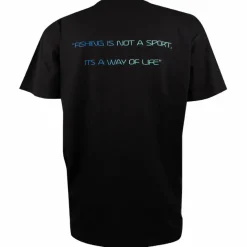 Fly Tackling Minds Clothing * Ultra Premium Basic Black Fishing T-Shirt