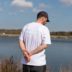 Carp Tackling Minds Clothing * Ultra Premium Basic White Fishing T-Shirt