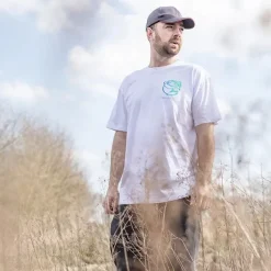 Sea Tackling Minds Clothing * Ultra Premium Basic White Fishing T-Shirt