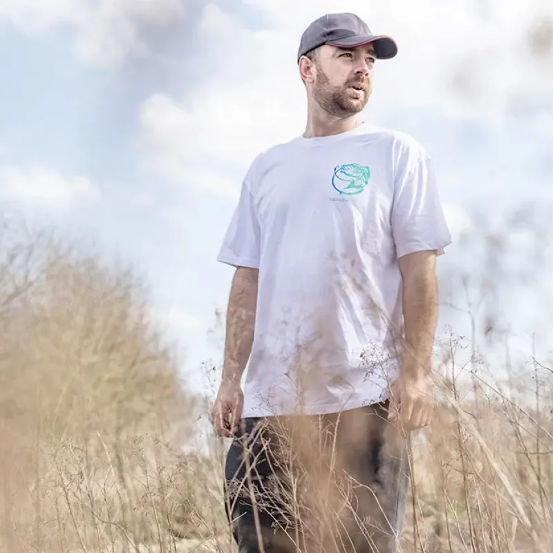 Sea Tackling Minds Clothing * Ultra Premium Basic White Fishing T-Shirt
