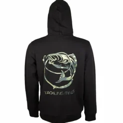 Coarse & Match Tackling Minds Clothing * Ultra Premium Black DPM Camo Fishing Hoodie