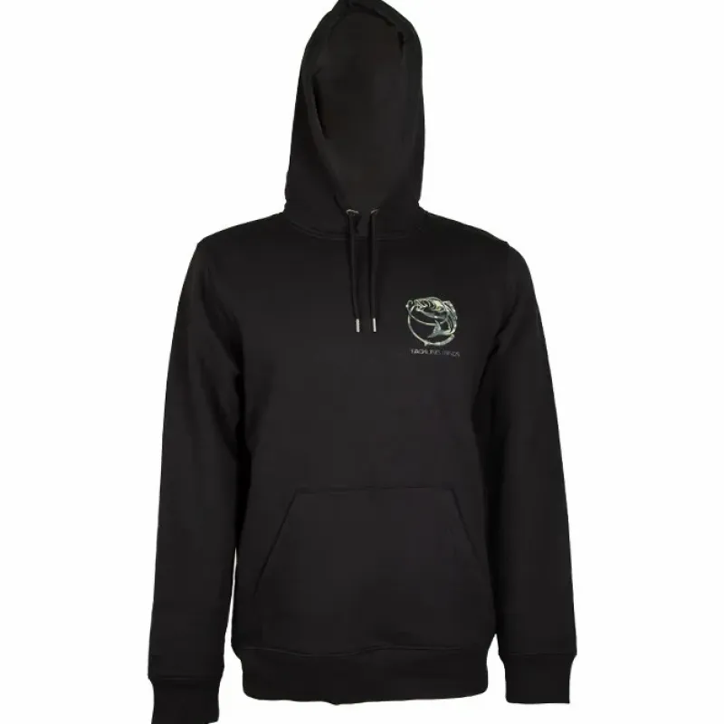 Fly Tackling Minds Clothing * Ultra Premium Black DPM Camo Fishing Hoodie