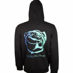 Sea Tackling Minds Clothing * Ultra Premium Black Fishing Hoodie