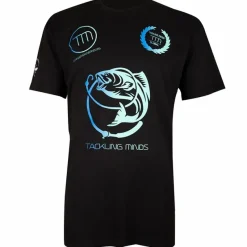 Fly Tackling Minds Clothing * Ultra Premium Black Fishing T-Shirt