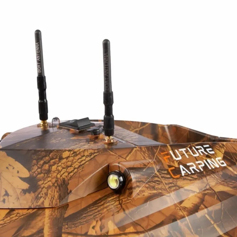 Carp Future Carping Bait Boats * V60 Camo Fishing Bait Boat with GPS & Fish Finder