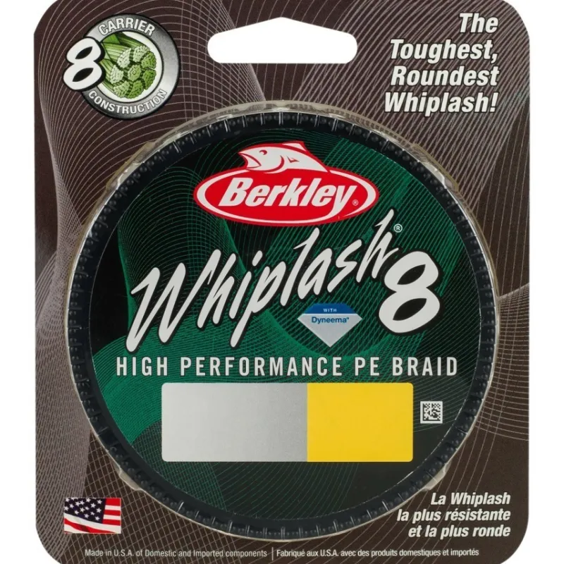 Pike / Predator Berkley Line * Whiplash 8 Braid Yellow 300m