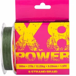 Sea Tronixpro Line * X8 Power Braided Fishing Line 300m Moss Green