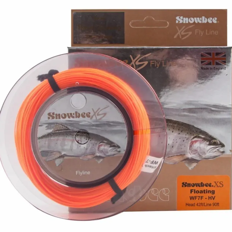 Fly Snowbee Fly Lines * XS Floating Line Hi-Viz Orange