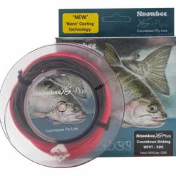 Fly Snowbee Fly Lines * XS Plus Countdown 5 Line Brown Red