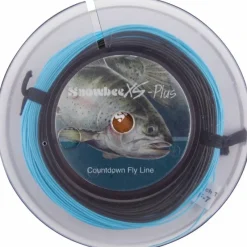 Fly Snowbee Fly Lines * XS Plus Countdown 7 Line Charcoal Deep Blue