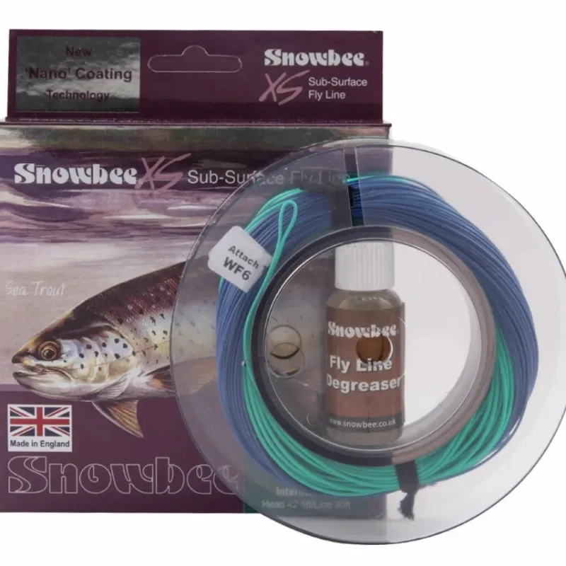 Fly Snowbee Fly Lines * XS Plus Kelly Blue Intermediate